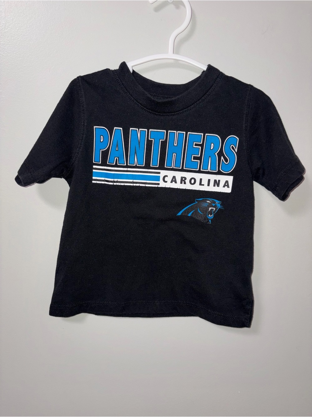 NFL Carolina Panthers Black Football Tee Unisex 18M